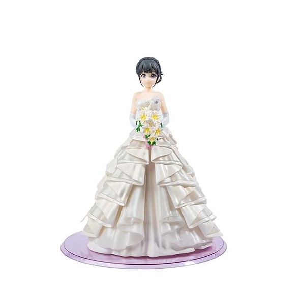 IMMANANT Personnage dAnime Figurine Ecchi Makinohara Shouko - 1/7 - Mariage Ver. Objets de Collection animés Modèle de poupé