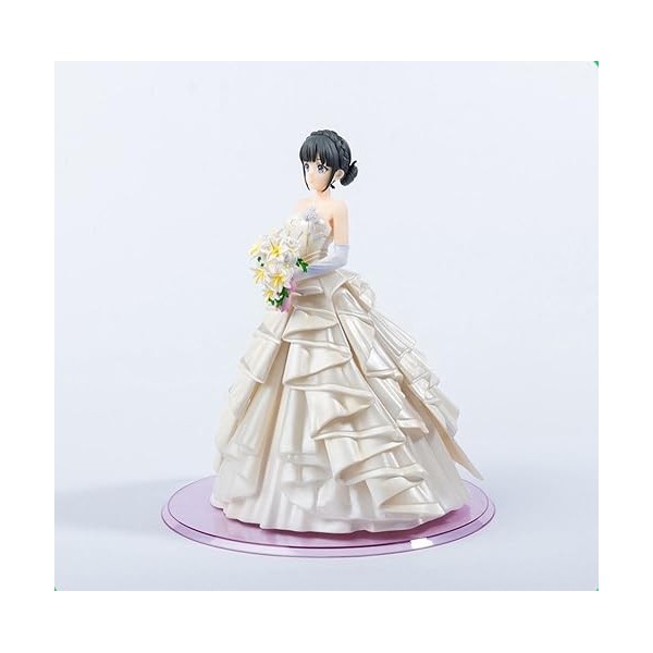 IMMANANT Personnage dAnime Figurine Ecchi Makinohara Shouko - 1/7 - Mariage Ver. Objets de Collection animés Modèle de poupé