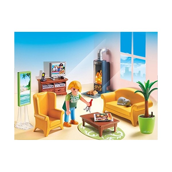 Playmobil- 5308 - Salon avec poêle à bois