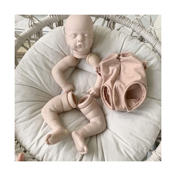 Nouveau kit de poupée Reborn 19 Pouces Populaire Sam Sweet Sleeping bébé Couleur fraîche Toucher Doux