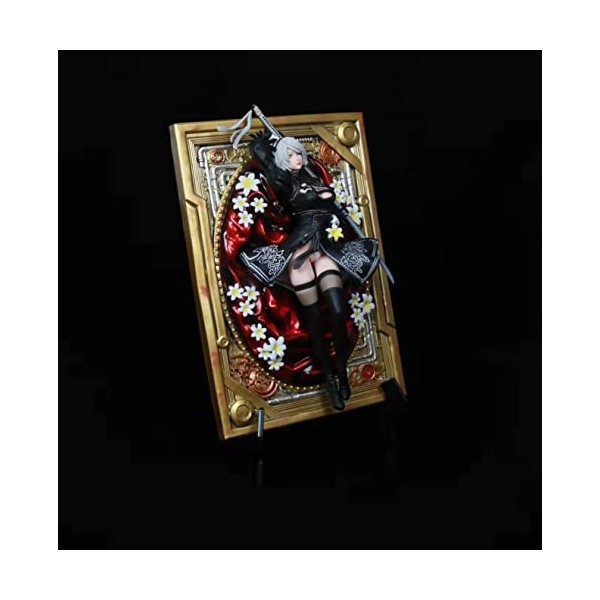 LOOACG 32CM NOUVELLE Version Deluxe NieR Automata Anime Figure HUNTER 2b YoRHa No.2 Type B Cadre Photo Action PVC Adulte Modè