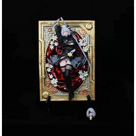 LOOACG 32CM NOUVELLE Version Deluxe NieR Automata Anime Figure HUNTER 2b YoRHa No.2 Type B Cadre Photo Action PVC Adulte Modè