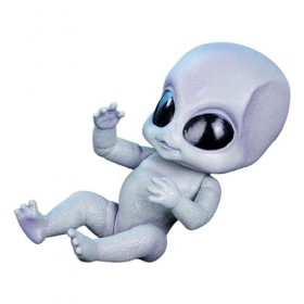 Gissroys 14 01 Pouces Déjà Fini Poupée Extraterrestre Renaît Poupée Bébé Extraterrestre avec Bras Jambes Mobiles Taille Bébé 