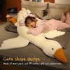 Kangmeile 50-190CM énorme Jouets en Peluche doie Grand Canard Poupée Doux Coussin doreiller de Couchage Animal en Peluche p