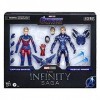 Hasbro Marvel Legends Series, pack de 2 figurines de 15 cm, Captain Marvel et Rescue Armor, personnages Infinity Saga, design
