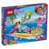 Le Bateau de Fete des Mini-poupees Friends - Yacht - pour Lego 41433 Fille 7 Ans et Plus - Jeu de Construction