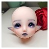 GUISHANLI 1/6 de coiffage de Maison de poupée DIY Mini Accessoires Mignons bjd poupées têtes Toys Elfe tête Chauve Nue poupée