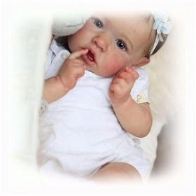 Renaissance réaliste de bébé, poupées de Nouveau-né Faites à la Main en Vinyle de 55,9 cm, véritables poupées Qui ressemblent