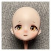 1/6 Bjd Poupée de maquillage de poupée poupée anime avec blue gris couleurs caricatures accessoires de moule mignon poupée fo