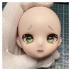 1/6 Bjd Poupée de maquillage de poupée poupée anime avec blue gris couleurs caricatures accessoires de moule mignon poupée fo