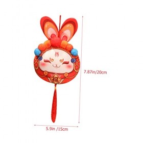 Totority 8 Pcs Année du Lapin Mascotte Lapin en Peluche Animal Année du Lapin Animal en Peluche Suspendu Lapin Poupée Peluche