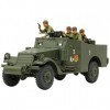 Tamiya 35363 – 1:35 US M3A1 Scout Car/Voiture de poussée, modélisme, kit de Construction en Plastique, Loisirs, Bricolage, Co