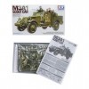 Tamiya 35363 – 1:35 US M3A1 Scout Car/Voiture de poussée, modélisme, kit de Construction en Plastique, Loisirs, Bricolage, Co