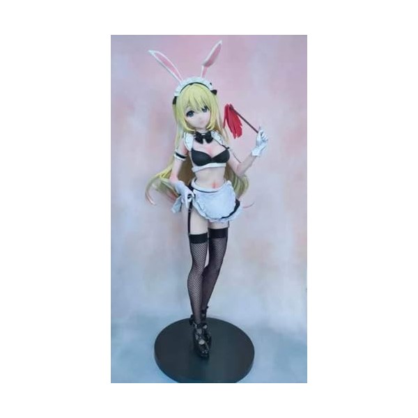 ForGue Figurine Ecchi Figurine Anime Fille Original-Eruru-1/4-Maid Bunny Ver. Figurine Hentai Vêtements Amovibles Jouet de St