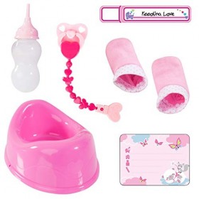 Bayer Design 94209AA, Poupée Interactif Piccolina Love, Poupon Parle, Fait Pipi, cligne des Yeux, Rose, 42cm