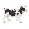 Papo- Vache Noire et Blanche LA Vie A LA Ferme Animaux Figurine, 51148, Multicolore