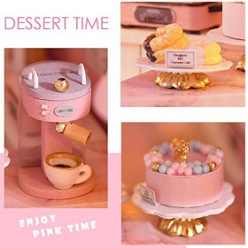 DIY Poupée, Appartement Princesse Meubles Chambre avec Musique et LED, Tridimensionnel Grenier Assemblée Grenier DIY Maison M