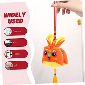 Totority 16 Pièces Figurine De Lapin Chinois Poupée De Lapin en Peluche Animaux en Peluche Figurine De Lapin en Peluche Jouet