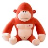 futs Poupée chimpanzé, Oreiller Singe, Jouet en Peluche Kong Kong, Taille de poupée, poupée en Tissu, poupée Gorille Mignonne