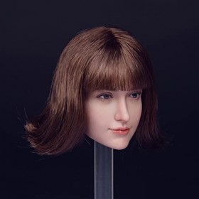 CNMHG Sculpture De Tête De Figurine Femme à Léchelle 1/6, Sculpture De Tête De Beauté Douce Européenne Et Américaine, FG066,