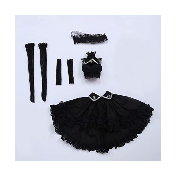 ARUTY BJD Poupée Vêtements pour 1/4 SD Poupées 40 CM Ensemble Complet/Style Gothique Vintage Lolita Robe Femmes Cosplay Costu