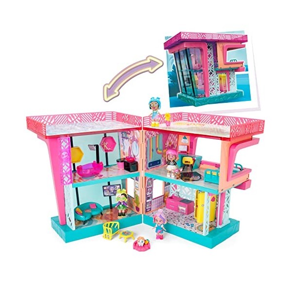KOOKYLOOS Lunas Dream Villa - Maison de poupée avec Accessoires, poupée et Animaux de Compagnie exclusifs avec mobilier, Aut