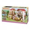 Sylvanian Families-La Grande Maison éclairée Mini poupées et Accessoires, 5480 & Triple Bunk Beds Families Lits Superposés à 