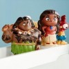 Disney Store Official Jouets pour Le Bain Vaiana, 5 pcs, Contient Les Personnages Vaiana, Maui, Pua, Hei-Hei, et Tamatoa dans