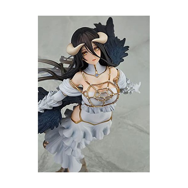 IMMANANT Overlord - Figurine Complète Albedo 1/8 Chiffre danime Figurine Ecchi Mignonne Statue de Personnage de Dessin animé