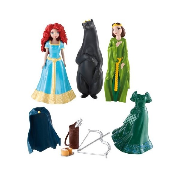 Disney Princesses - X4947 - Poupée et Mini-poupée - Coffret Merida