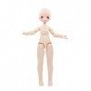 BJD Accessoires de poupée 1/4 - Poupée nude de 40,6 cm - Tête de poupée articulée - Collection Kawaii - Jouet pour filles po
