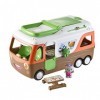 Klorofil - Le Camping Car - Jouet Enfant - Monde Miniature - Maison sur Roues - Invente tes Histoires - Univers Klorofil - 1 