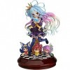 EASSL Figurine de Personnage de poupée Shiro 丨 20 cm Statique Debout Anime Fille aux Cheveux Longs Ornements de décoration de