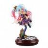 EASSL Figurine de Personnage de poupée Shiro 丨 20 cm Statique Debout Anime Fille aux Cheveux Longs Ornements de décoration de