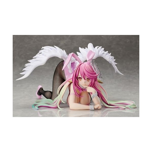 DHAEY Fille Sexy de Figure d’Anime Figurines Hentai Pas de Jeu, Pas de Vie -Jibril-1/4 Bunny Ver. Figurine Ecchi Figurines d