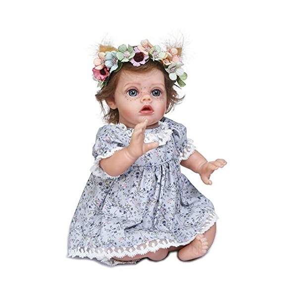 Poupées réalistes pour filles, 35,6 cm en vinyle et silicone, poupées Reborn pour filles, les tout-petits, le meilleur annive