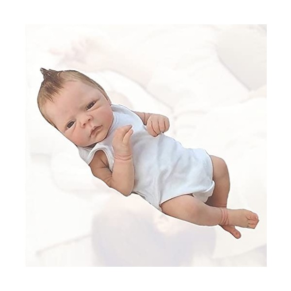 Poupées bébé bébé 46 cm pour enfants, poupées bébé Reborn en silicone, ensemble cadeau pour enfants