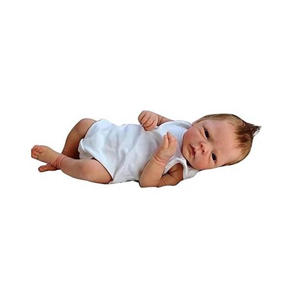 Poupées bébé bébé 46 cm pour enfants, poupées bébé Reborn en silicone, ensemble cadeau pour enfants