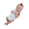 Poupées réalistes de 46 cm, poupées Reborn Full Body en silicone pour garçon, poupée nouveau-né, coffret cadeau pour enfants