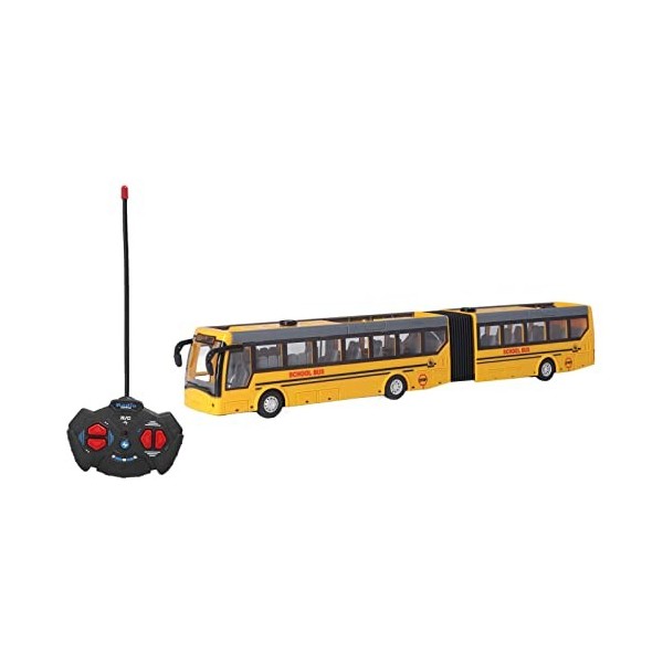 RC School Bus, Télécommande Bus Enfants Simulé D Lumière RC School Bus  Véhicu Éctronique Jouet Cadeau d'anniversaire