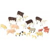 Britains Tomy Figurines de Collection, Lot de 17 Figurines danimaux de la Ferme pour Adultes 43096, Modèle à lEchelle 1/32,