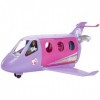 Barbie Coffret Poupée Pilote Avec Jet Privé, Détails Réalistes, Autocollants Inclus Pour Personnalisation Thème Voyage, Plus 