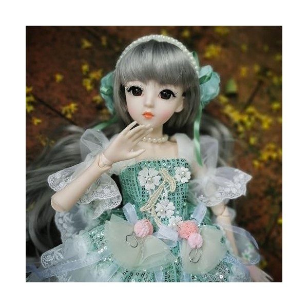 EVA BJD 1/3 BJD – Poupée mécanique articulée avec Maquillage et Accessoires complets Sylph - 60 cm