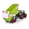 Dickie - Tracteur CLAAS + Remorque - 65 cm - Jouet Enfant - Mécanisme Roue Libre - Véhicule Agricole - Son et Lumière - Dès 3