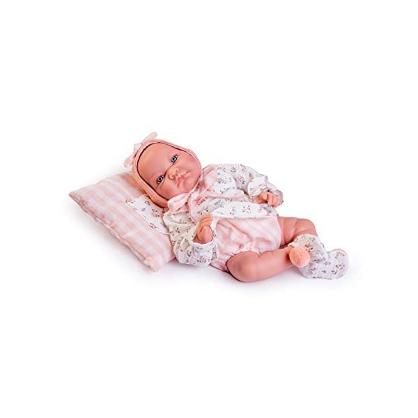 Muñecas Antonio Juan - Nouveau-né avec Capuche et Coussin avec Poche