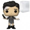 POP TV : Friends – Ross Geller Figurine Funko en vinyle avec pantalon en cuir livrée avec étui de protection compatible , mu