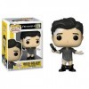 POP TV : Friends – Ross Geller Figurine Funko en vinyle avec pantalon en cuir livrée avec étui de protection compatible , mu