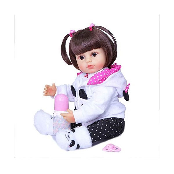 Poupée Bébé Reborn 55 Cm 22 Pouces, Jouet Réaliste De Poupée Compagnon pour Enfant, Cadeau pour Enfants, Poupée Bébé pour LÉ