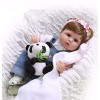 Reborn Baby Dolls Silicone Souple 40 Cm 17 "Enfants Playmate Réaliste Reborn Babies Filles Toddler Réaliste Bébé Poupée Princ