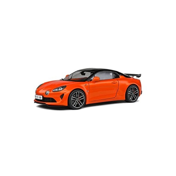 SOLIDO- Voiture Miniature de Collection, 1801617, Orange Fire